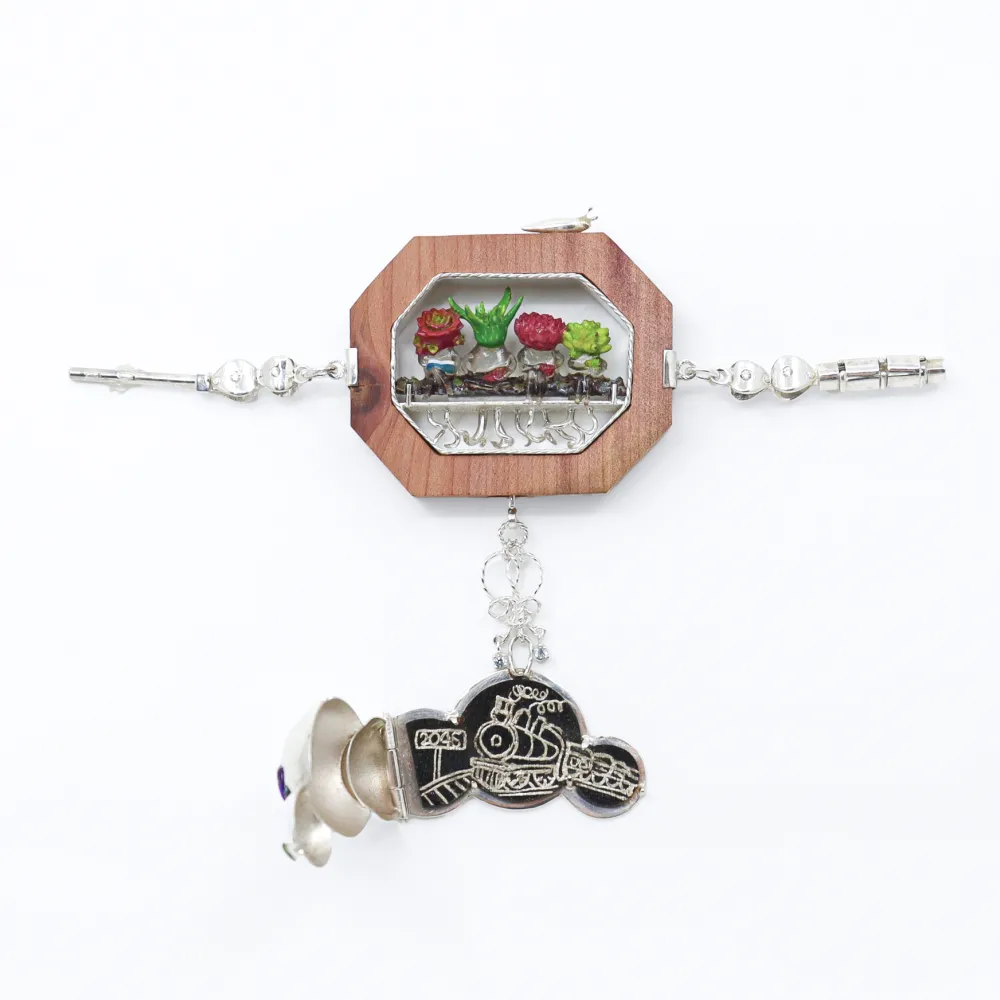 Photo of jewellery on a white background
