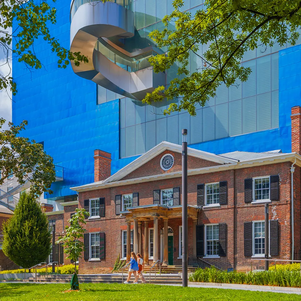 George Reid House and the rear of the AGO