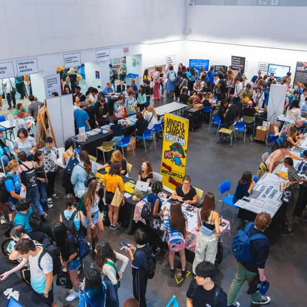 The Great Hall full of students
